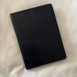 Ford Midnight Blue Leather Passport Holder (NWOT)
